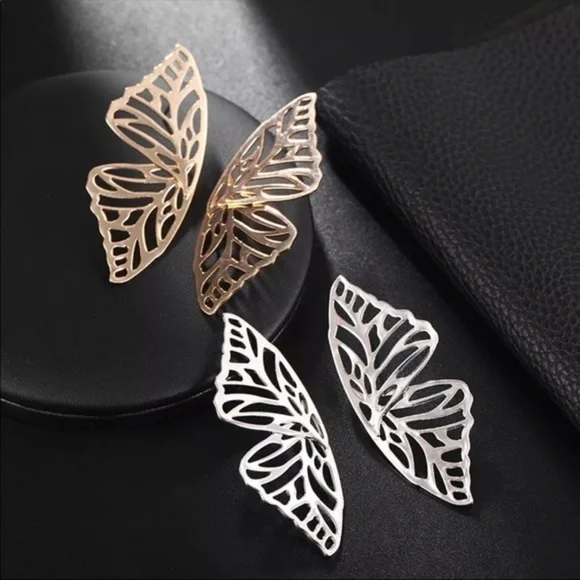 New beautiful butterfly womens earrings - Picture 5 of 10